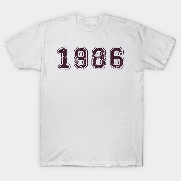 1986 T-Shirt by Myartstor 